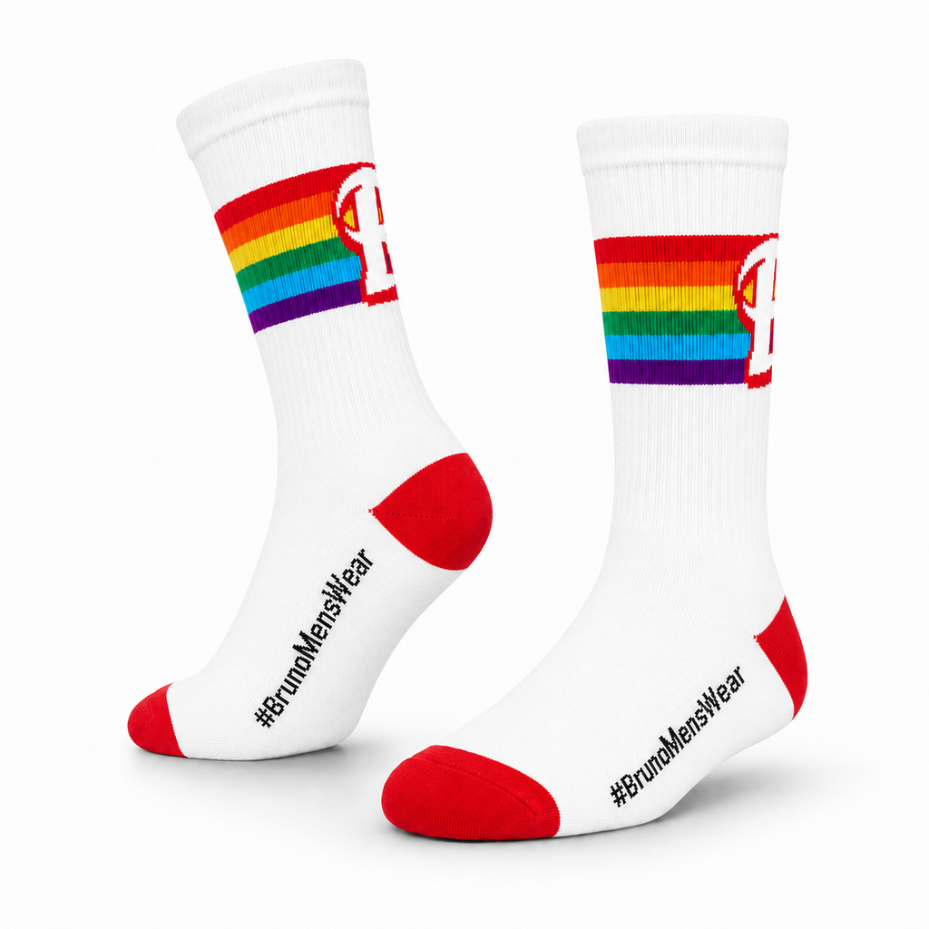 BE PRIDE - ESSENCIAL PRIDE SOCKS WHITE