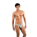 THE LUXURY – CLASSIC THONG BULGE GREEN GLITTER HOLOGRAM