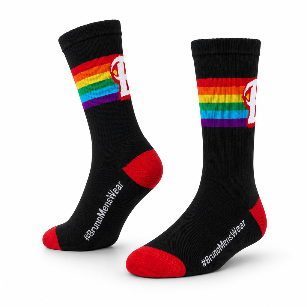 BE PRIDE - ESSENCIAL PRIDE SOCKS BLACK