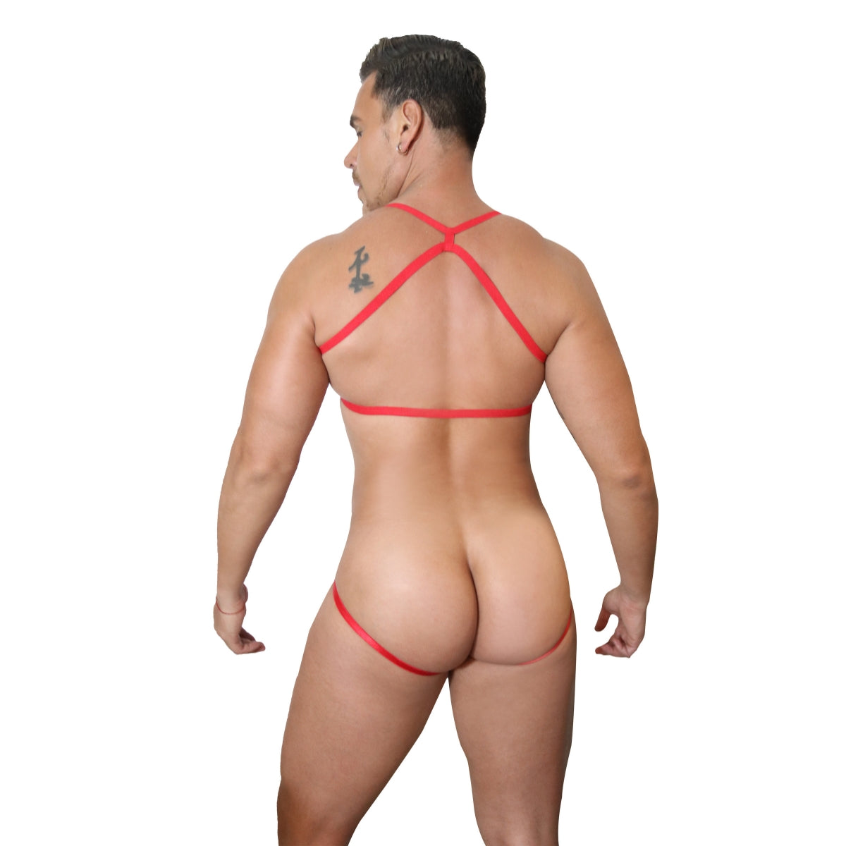 CANDY - BODYJOCK HARNESS BODICE BULGE - RED