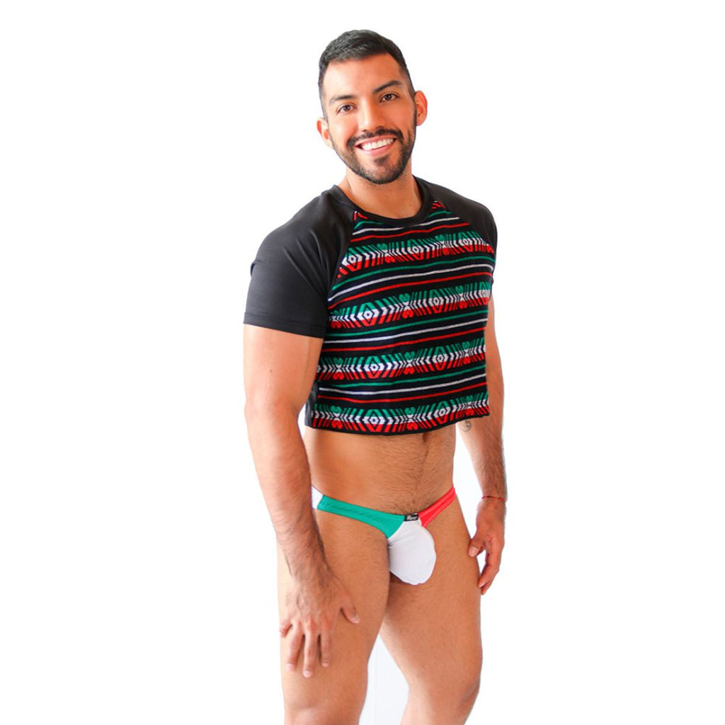 MEXICANO - BOXY CROPPED CROP TOP - MEXICAN CAMBAYA