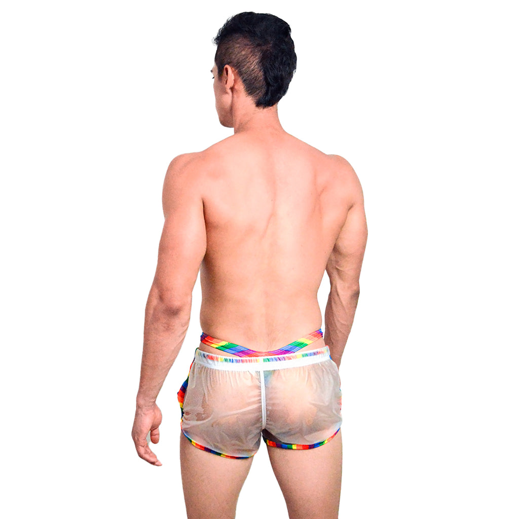 BE PRIDE - BOOTY SHORT TRANSLUCENT