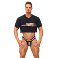 BE PRIDE - BOXY CROPPED CROP TOP RAINBOW