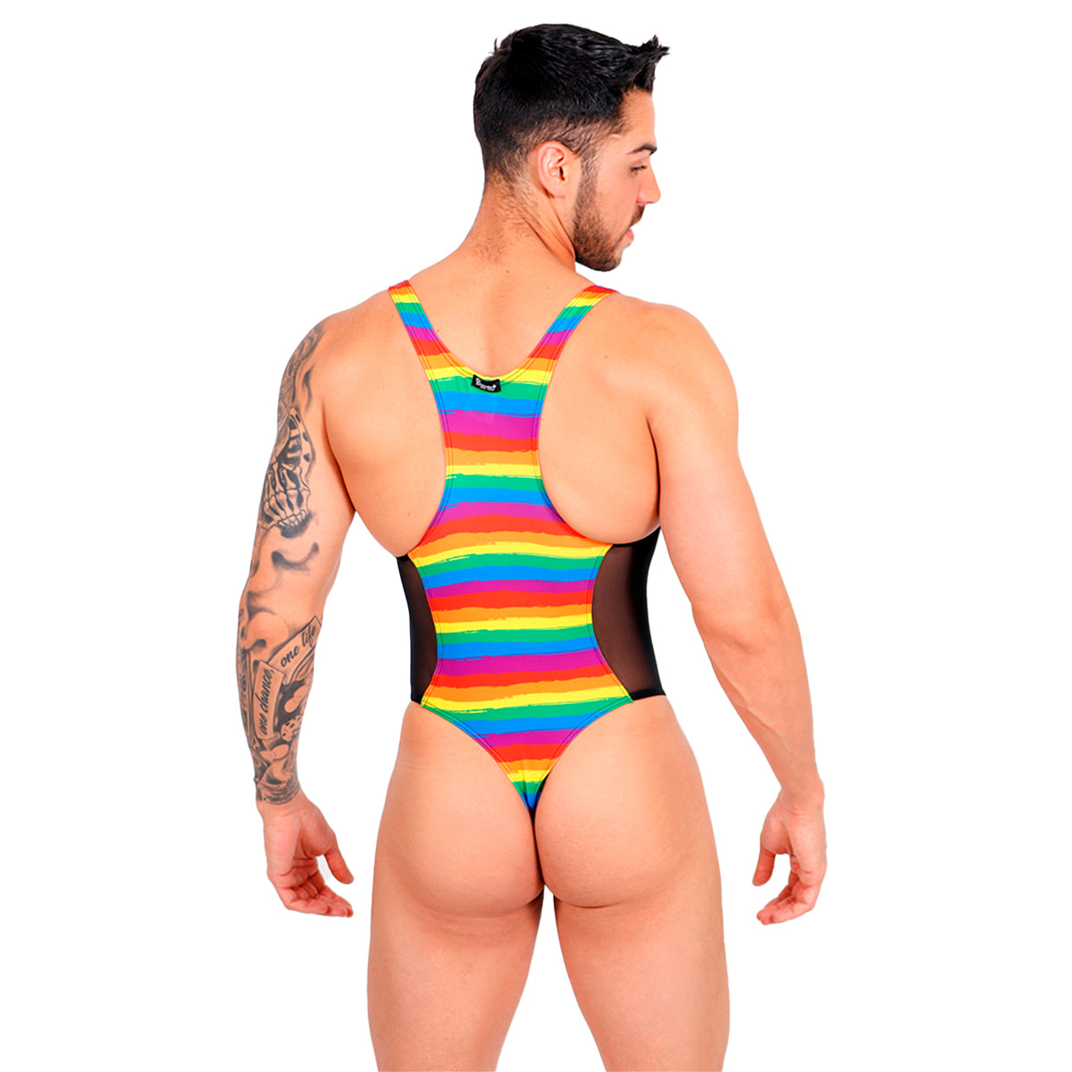 BE PRIDE - BODYSUIT THONG MESH