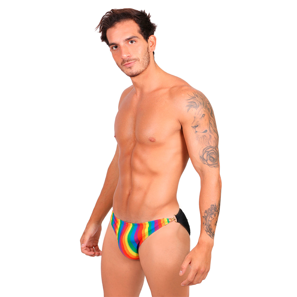 BE PRIDE - SWIMWEAR BIKINI SLIM BRIEF BLACK