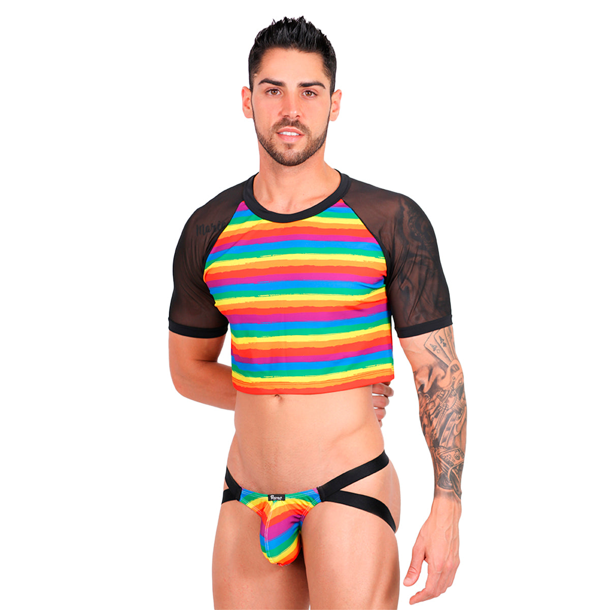 BE PRIDE - BOXY CROPPED CROP TOP