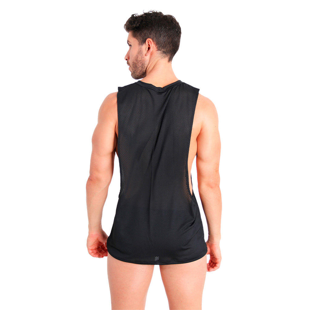 LOTERIA MX - CROPPED LONG FIT MUSCLE TANK