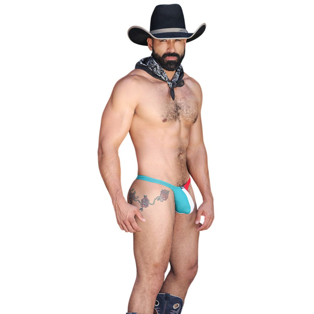 MEXICANO - THONG BULGE T-STRING - TRICOLOR