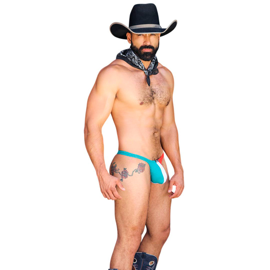 MEXICANO - THONG BULGE T-STRING - TRICOLOR