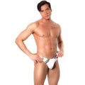 MEXICANO - SWIMWEAR BIKINI SLIM BRIEF - METAL HOOPS