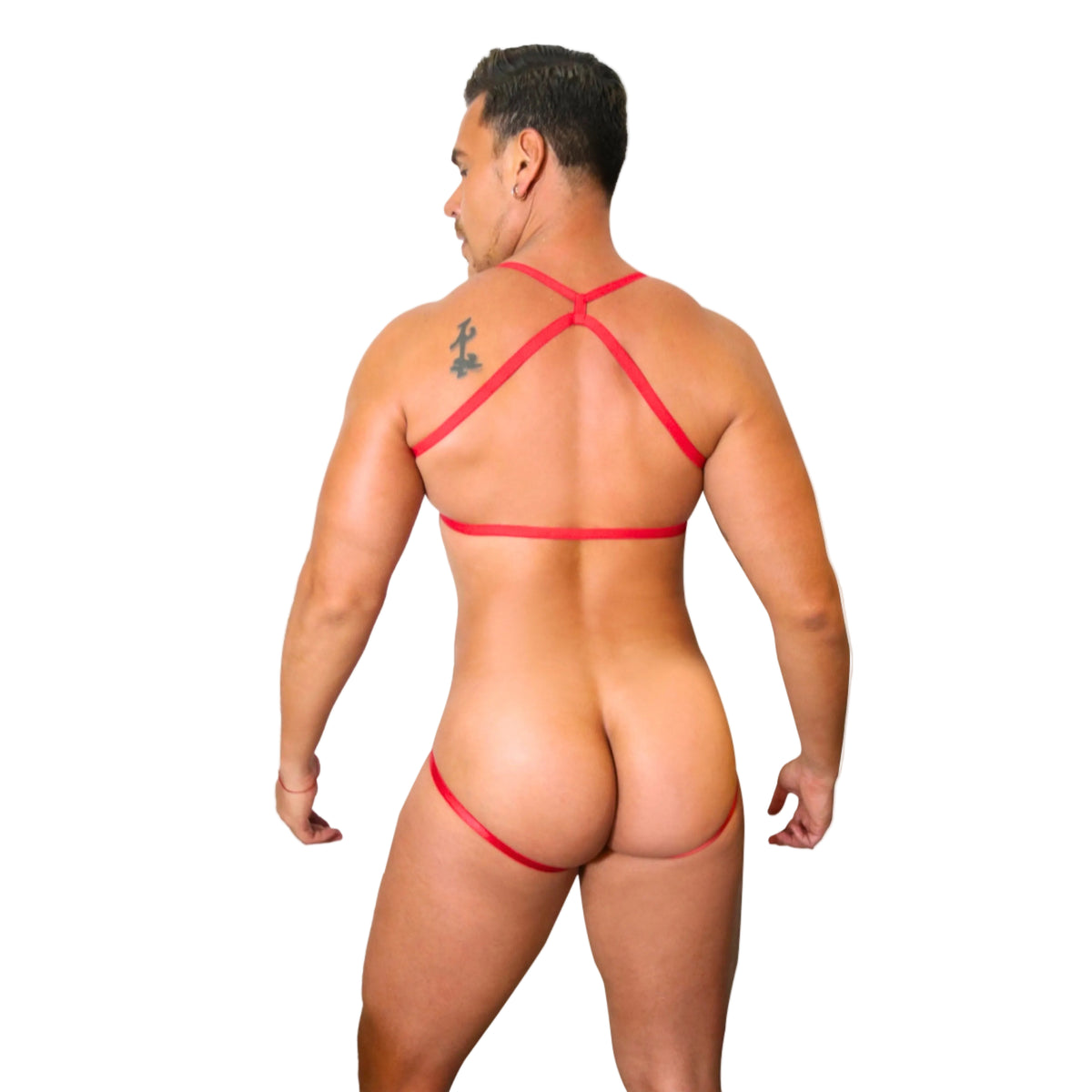 CANDY - BODYJOCK HARNESS BODICE BULGE - RED