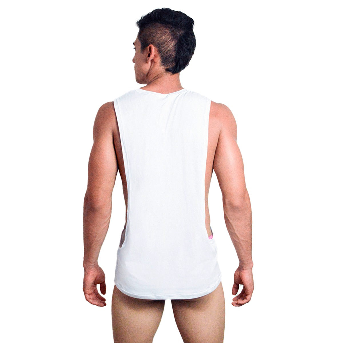 BE PRIDE - CROPPED LONG FIT MUSCLE TANK