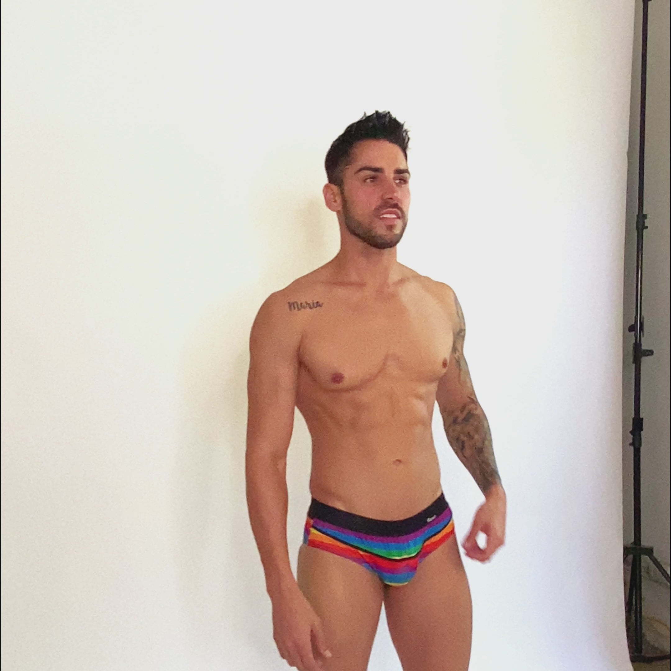 BE PRIDE - SWIMWEAR BIKINI BRIEF BLACK