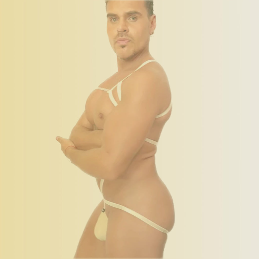 CANDY - BODYJOCK HARNESS BODICE BULGE - SKIN APRICOT