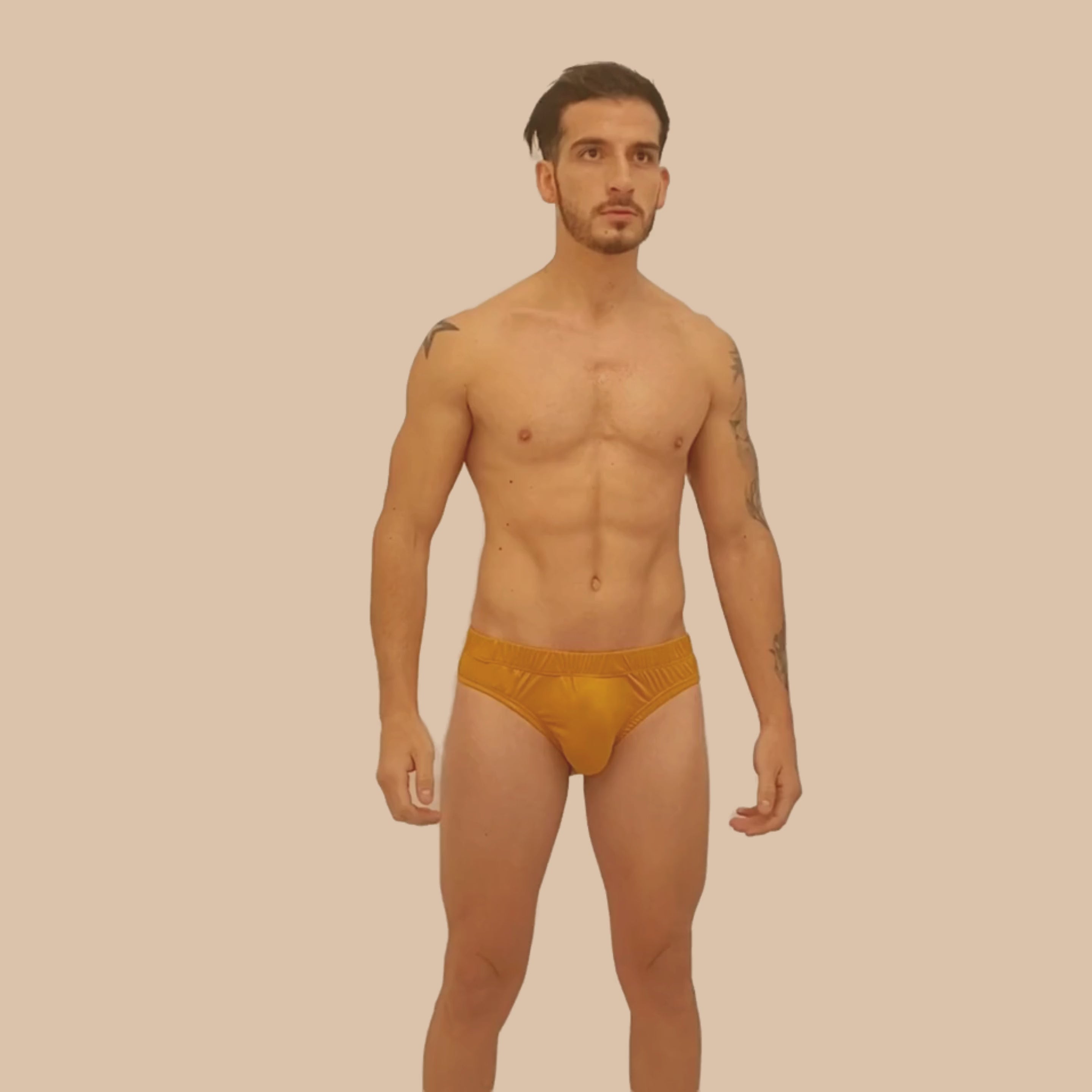 BASIC - CLASSIC BIKINI BRIEF OCRE