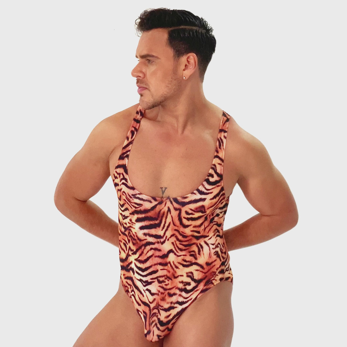 SAVAGE - BODYSUIT ANIMAL PRINT - TIGER