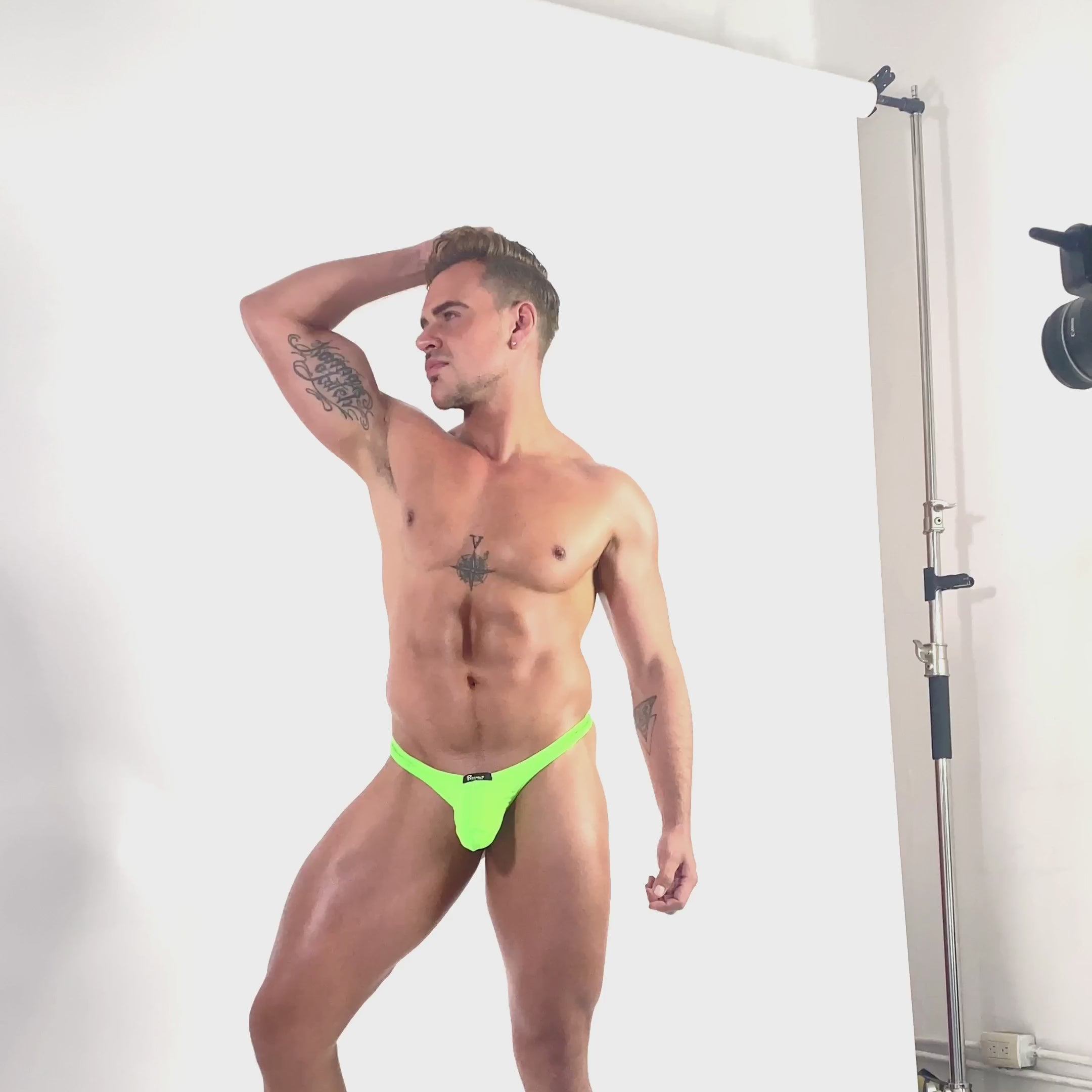 ICON TB - THONG BULGE T-STRING NEON GREEN