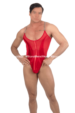 THE LUXURY - BODY THONG RED HOLOGRAM