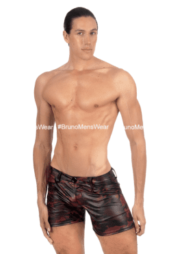 PRVRT Red - SHORT VINIPIEL